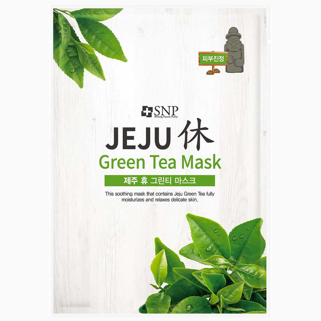 Jeju Rest Green Tea Sheet Mask (10 Pack)
