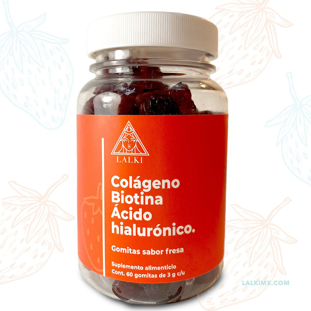 Gomitas con Ácido Hialurónico, Biotina y Colágeno
