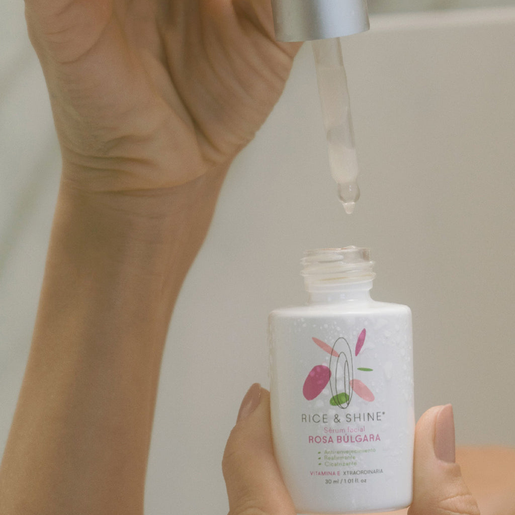 Serum Facial Ácido Hialurónico y Rosa Búlgara