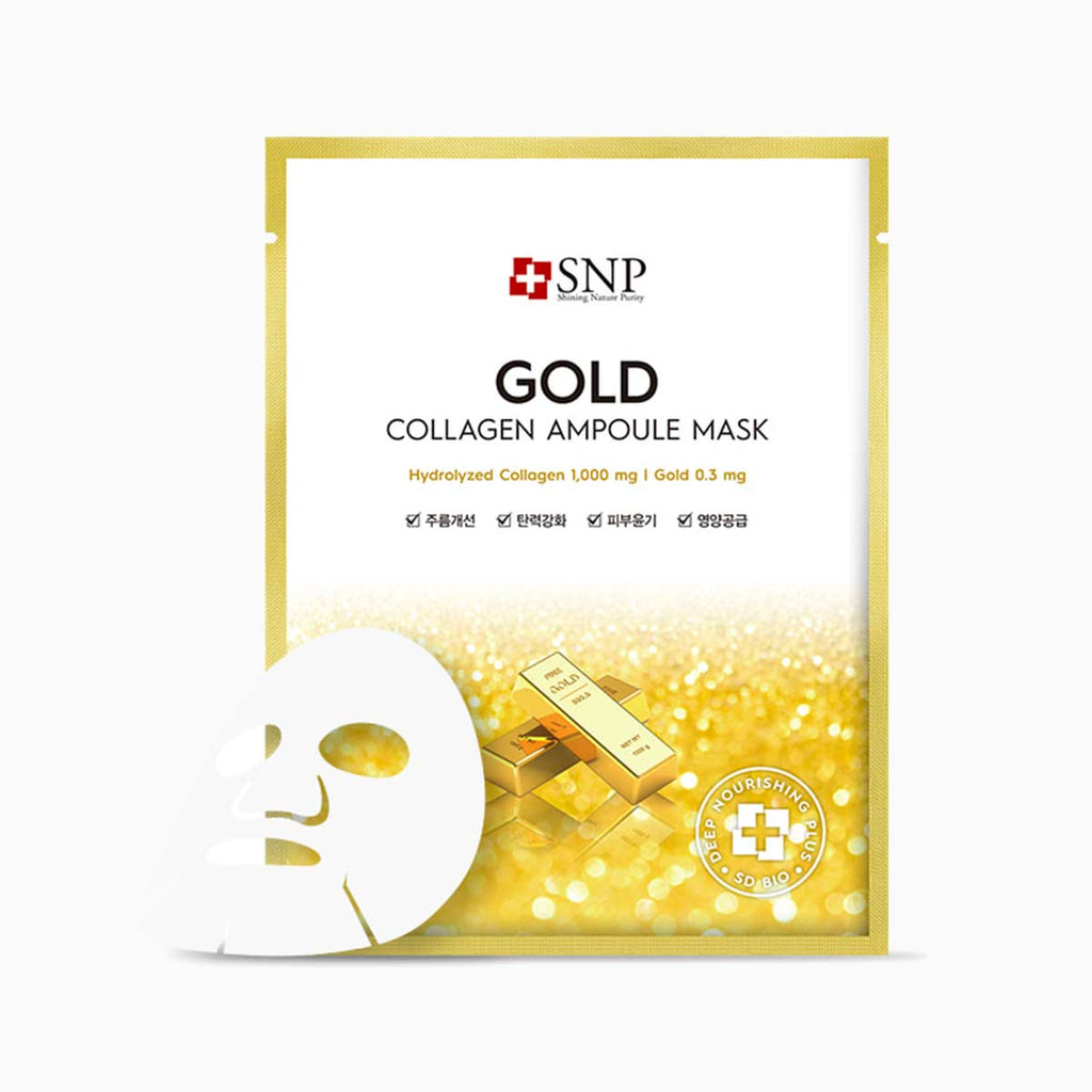 Gold Collagen Ampoule Sheet Mask (10 Pack)
