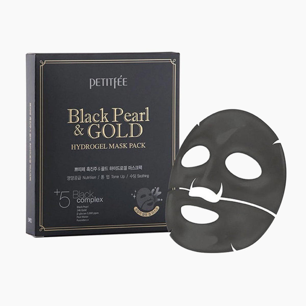 Black Pearl & Gold Hydrogel Mask (5 Pack)
