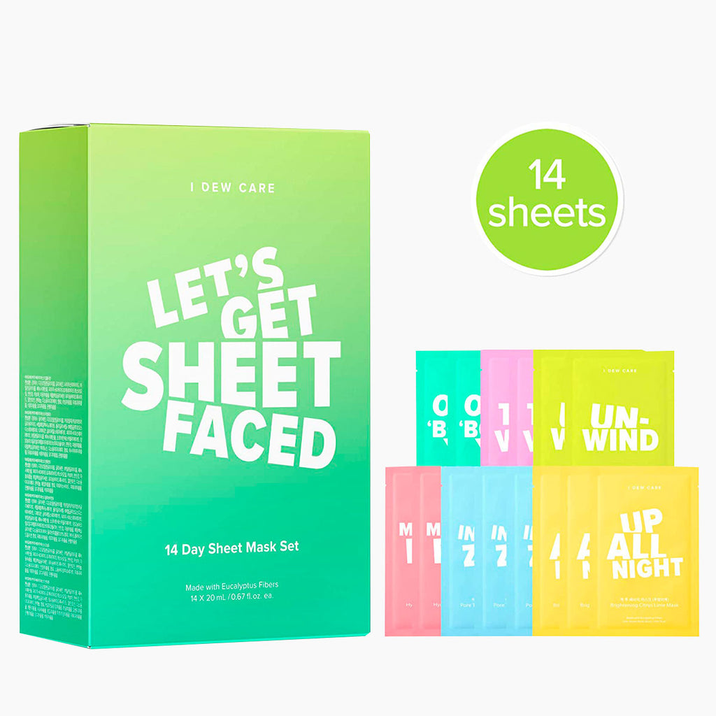 Let's Get Sheet Faced - 14 Day Sheet Mask Kit