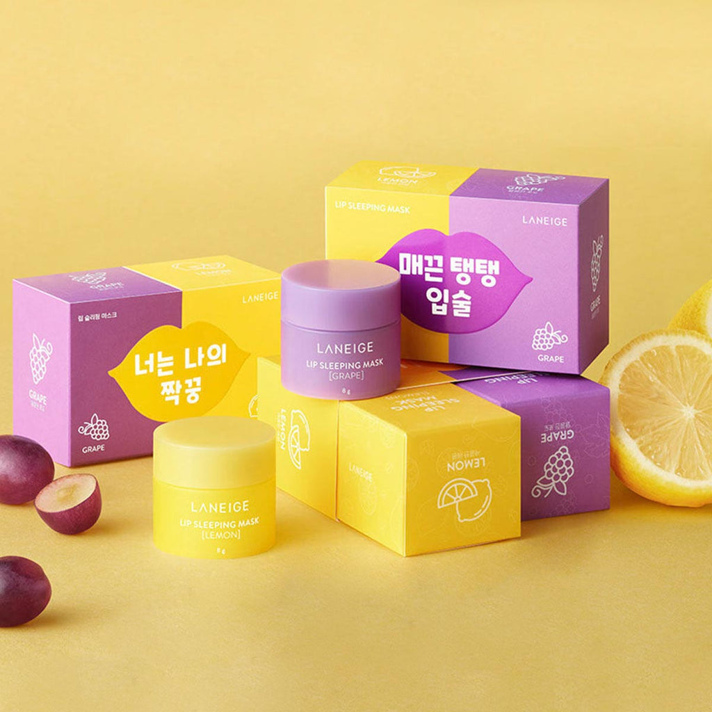 Lip Sleeping Mask Special Edition Set: Grape & Lemon